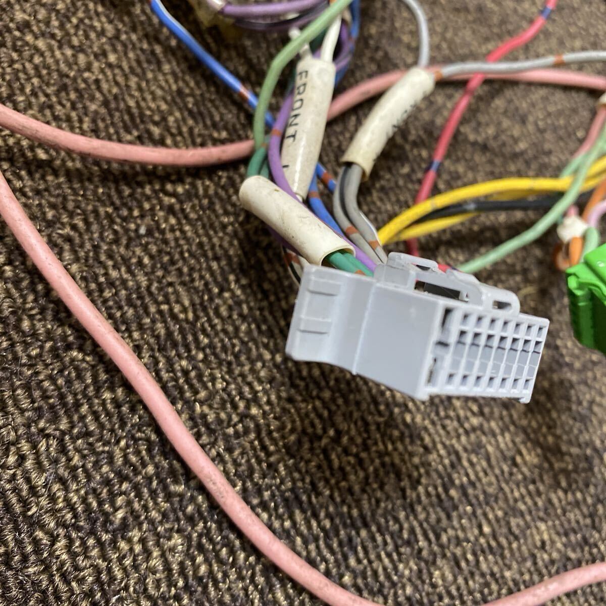 AC-1813 激安 Panasonic 16P TOYOTA DAIHATSU 6P 変換 パーキング線付き ナビ ステレオ オーディオ 電源カプラー コネクタ ハーネス 中古品_画像4