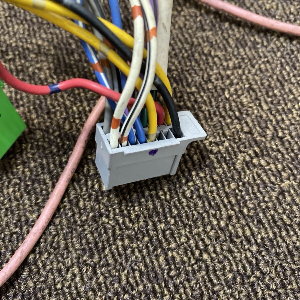 AC-1813 激安 Panasonic 16P TOYOTA DAIHATSU 6P 変換 パーキング線付き ナビ ステレオ オーディオ 電源カプラー コネクタ ハーネス 中古品_画像5