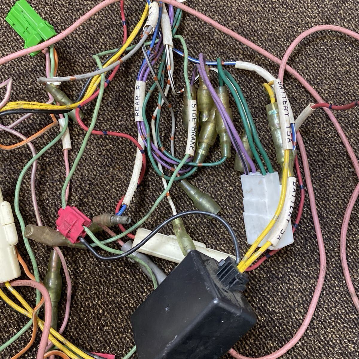 AC-1813 激安 Panasonic 16P TOYOTA DAIHATSU 6P 変換 パーキング線付き ナビ ステレオ オーディオ 電源カプラー コネクタ ハーネス 中古品_画像7