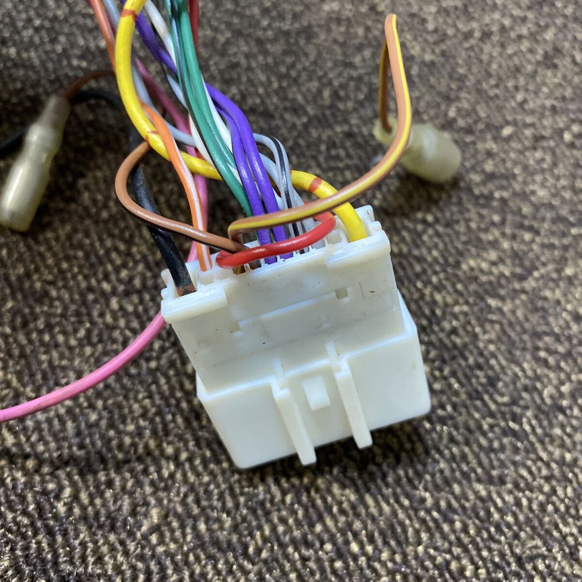 AC-1858 激安 Carrozzeria Pioneer 16P 日産 SUBARU 20P 変換 ナビ ステレオ オーディオ 電源カプラー コネクタ ハーネス 中古品_画像9