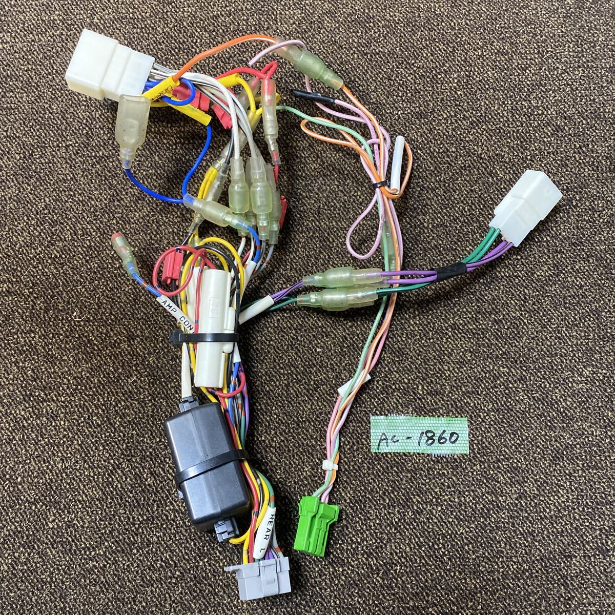 AC-1860 激安 Panasonic 16P TOYOTA DAIHATSU 10P 6P 変換 パーキング線 ナビ ステレオ オーディオ 電源カプラー コネクタ ハーネス 中古品_画像1