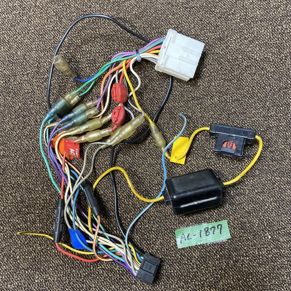 AC-1877 激安 Carrozzeria カロッツェリア Pioneer 16P 三菱 14P 変換 ナビ ステレオ オーディオ 電源カプラー コネクタ ハーネス 中古品_画像1