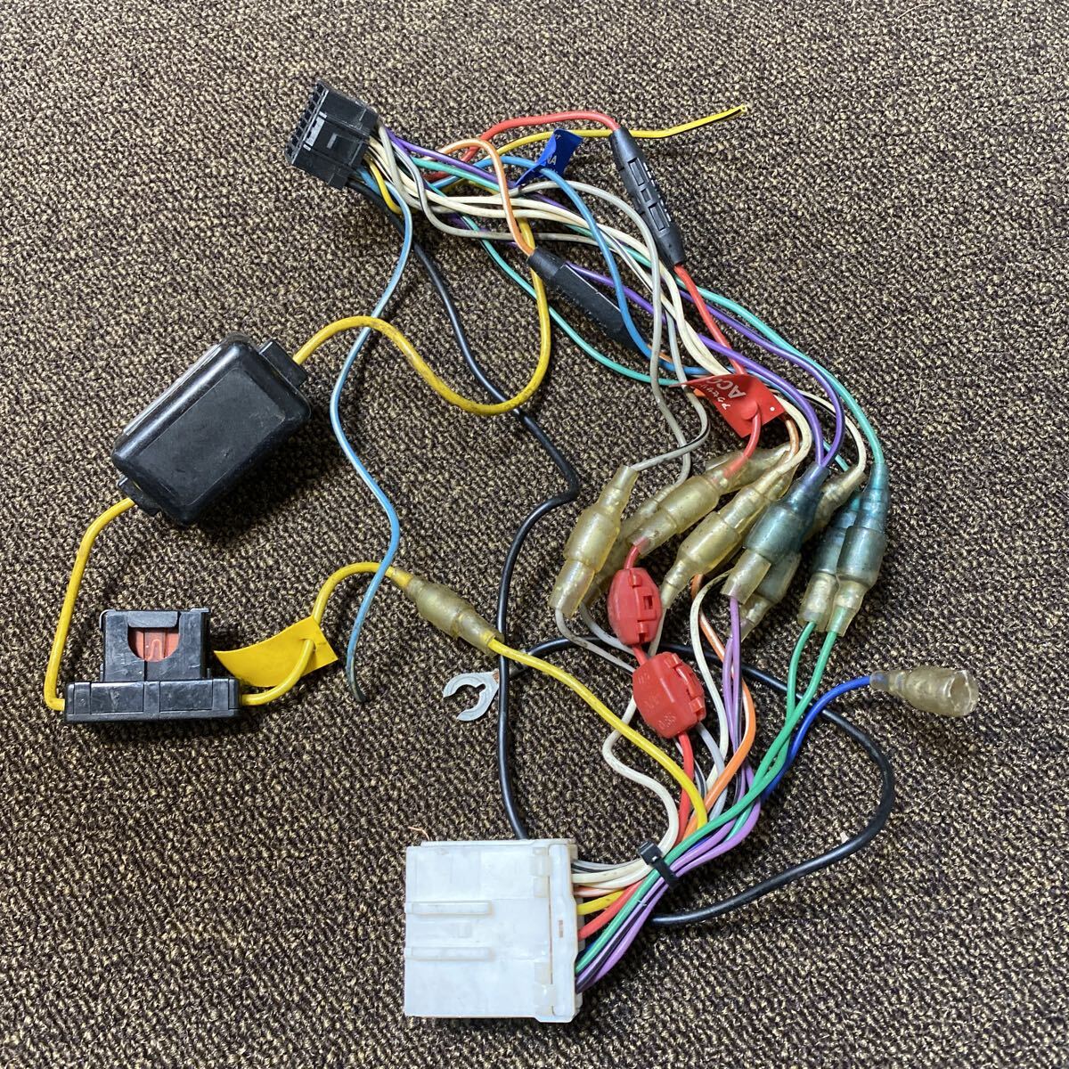 AC-1877 激安 Carrozzeria カロッツェリア Pioneer 16P 三菱 14P 変換 ナビ ステレオ オーディオ 電源カプラー コネクタ ハーネス 中古品_画像6