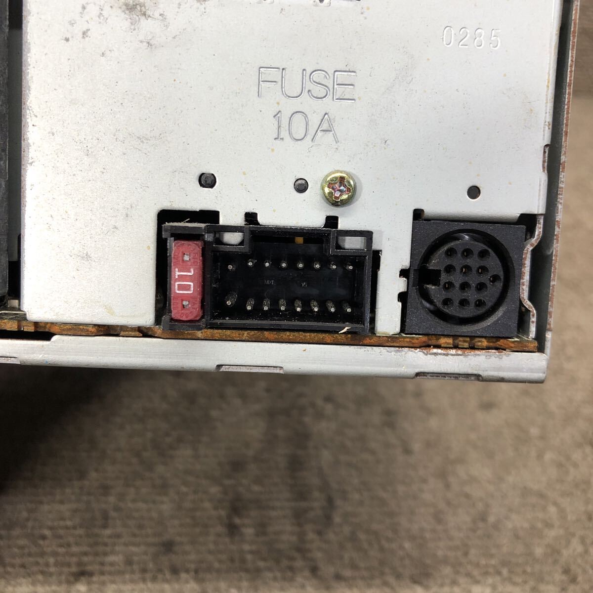 AV11-210 激安 カーステレオ KENWOOD DPX-5200M 20903978 MD FM/AM プレーヤー オーディオ 本体のみ 簡易動作確認済み 中古現状品_画像8