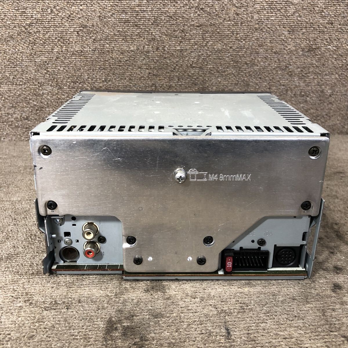 AV11-232 激安 カーステレオ KENWOOD DPX-05MD 40900814 CD MD FM/AM プレーヤー オーディオ 本体のみ 簡易動作確認済み 中古現状品_画像4