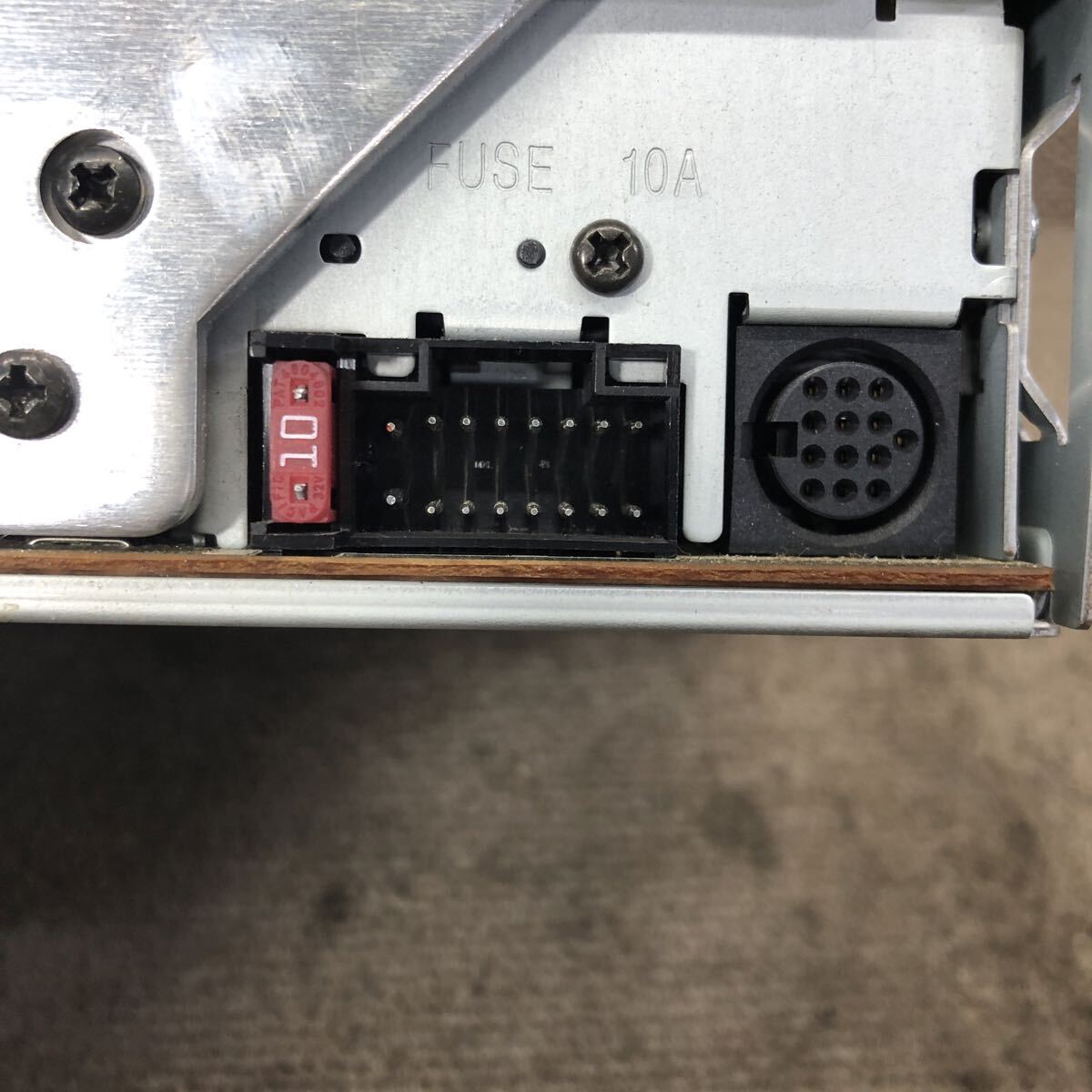 AV11-232 激安 カーステレオ KENWOOD DPX-05MD 40900814 CD MD FM/AM プレーヤー オーディオ 本体のみ 簡易動作確認済み 中古現状品_画像5