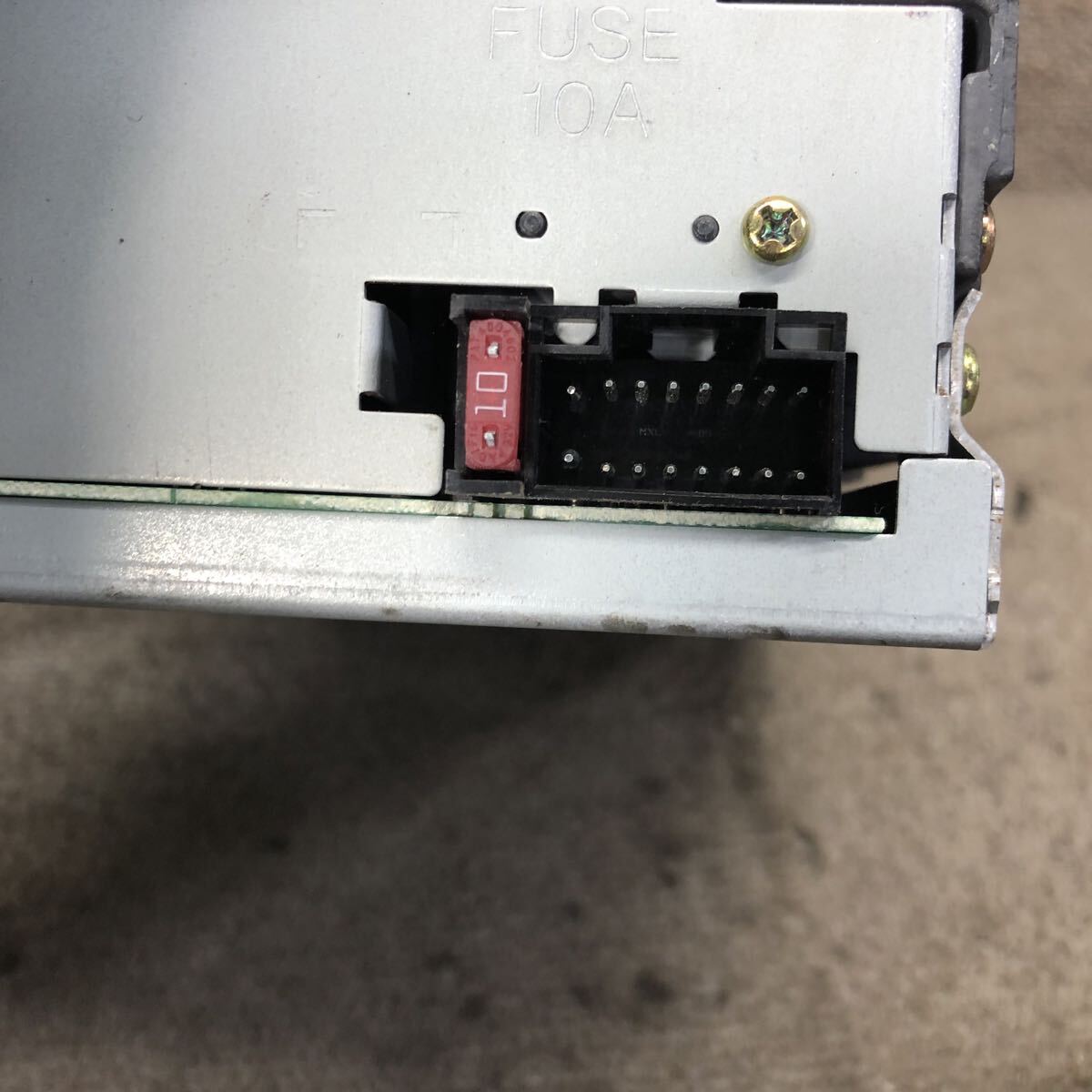 AV11-286 激安 カーステレオ KENWOOD DPX-630M 30803537 CD FM/AM プレーヤー オーディオ 本体のみ 簡易動作確認済み 中古現状品_画像5