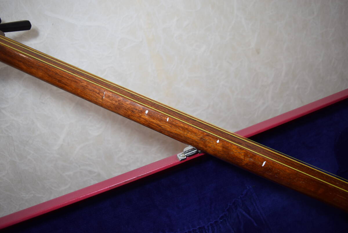 三味線 ハードケース 撥 付属品 付き 日本 楽器 音楽 和楽器 撥弦楽器_画像6