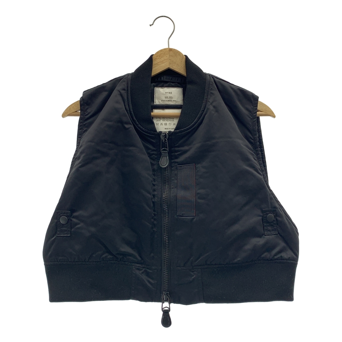 HYKE / ハイク TYPE MA-1 CROPPED TOP MA-1 クロップドトップス ベスト_画像1