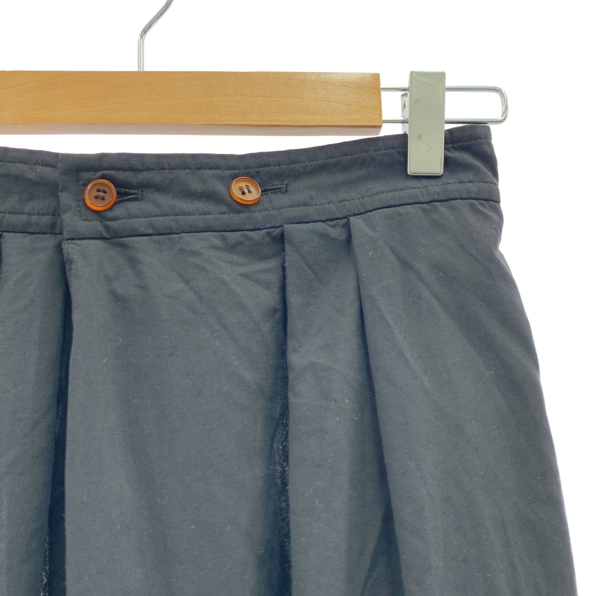 COMME des GARCONS COMME des GARCONS / コムコム 特殊加工 2タック バックギャザー ワイドパンツ_画像2