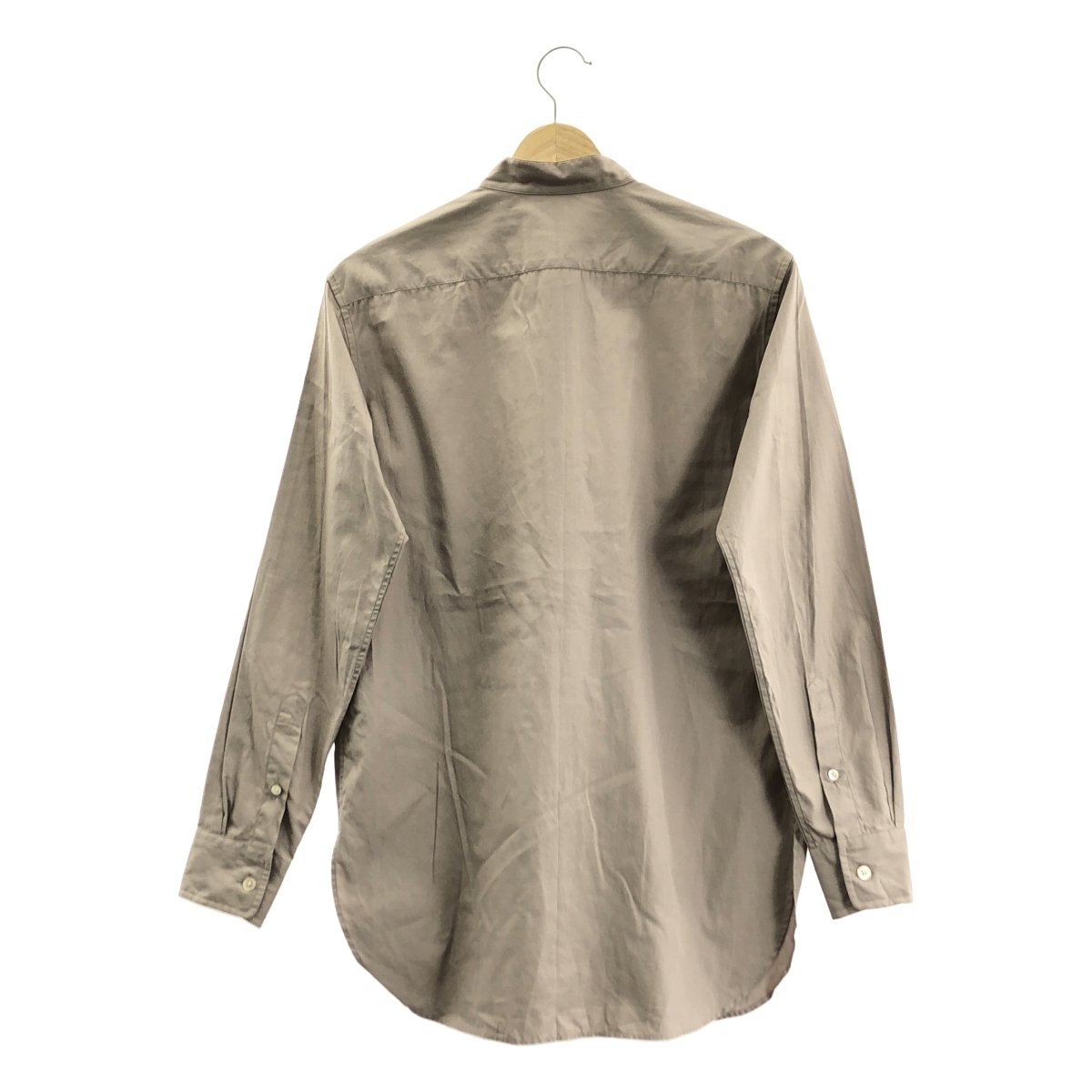 AURALEE / オーラリー WASHED FINX TWILL SHIRTS バンドカラーシャツ_画像4