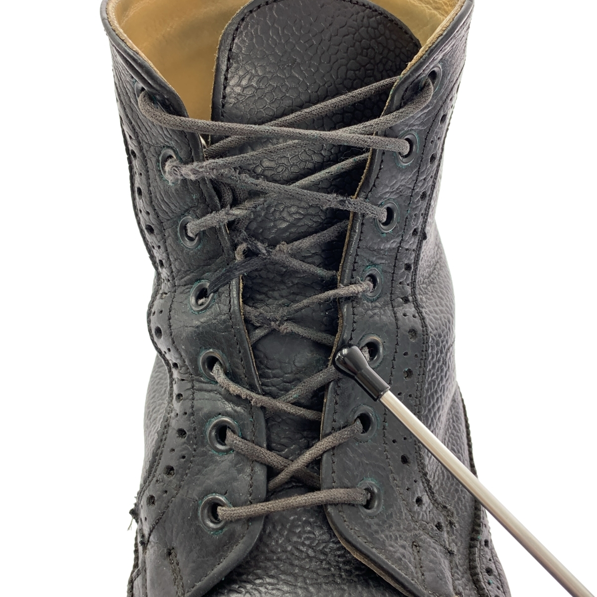 Tricker's / トリッカーズ レザー カントリー レースアップブーツ_画像8