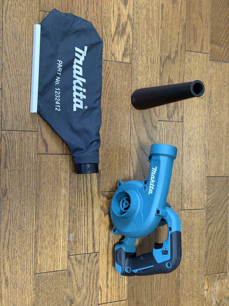makita マキタ UB100D 充電式ブロワ 10.8V ブロワー 送風機 吹き飛ばし 集じん コードレス 電動工具 付属品あり_画像1