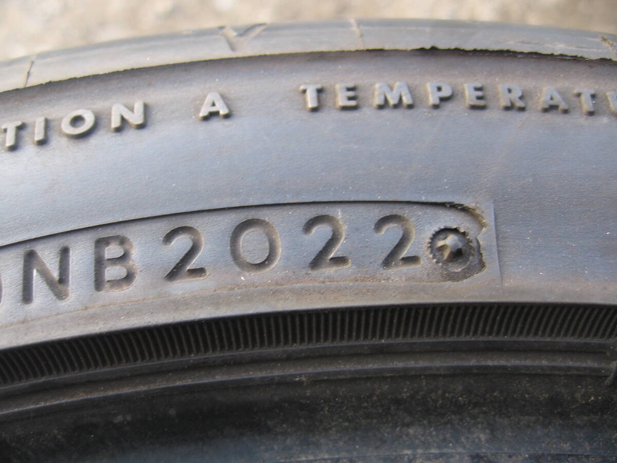 中古タイヤ　225/40R18　’22製　ブリジストン POTENZA RE-71RS　２本組　残・3.5ミリ＆3.5～4ミリ_画像9