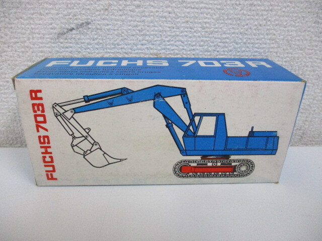 NZG No.102 FUCHS 703R 西ドイツ製ミニカー ショベルカー 未使用・保管品 激安1円スタート_画像5