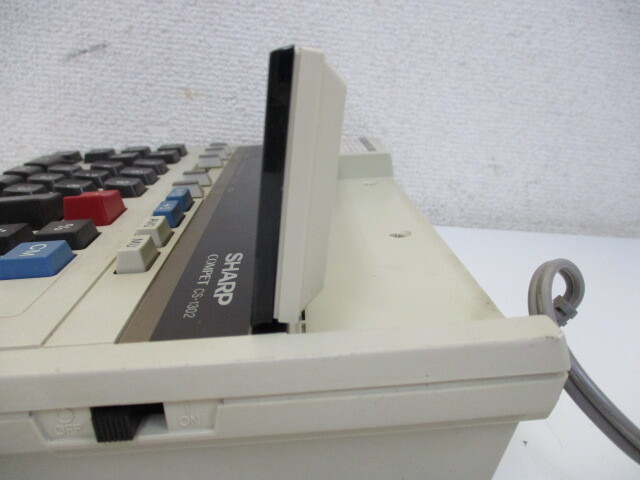 SHARP シャープ COMPET コンペット CS-1302 電卓 10桁 日本製 計算機 昭和レトロ 中古品 激安1円スタート_画像6