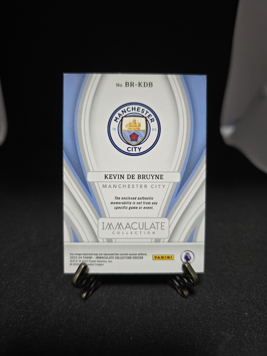 panini immaculate soccer Kevin De Bruyne jersey card /30_画像2