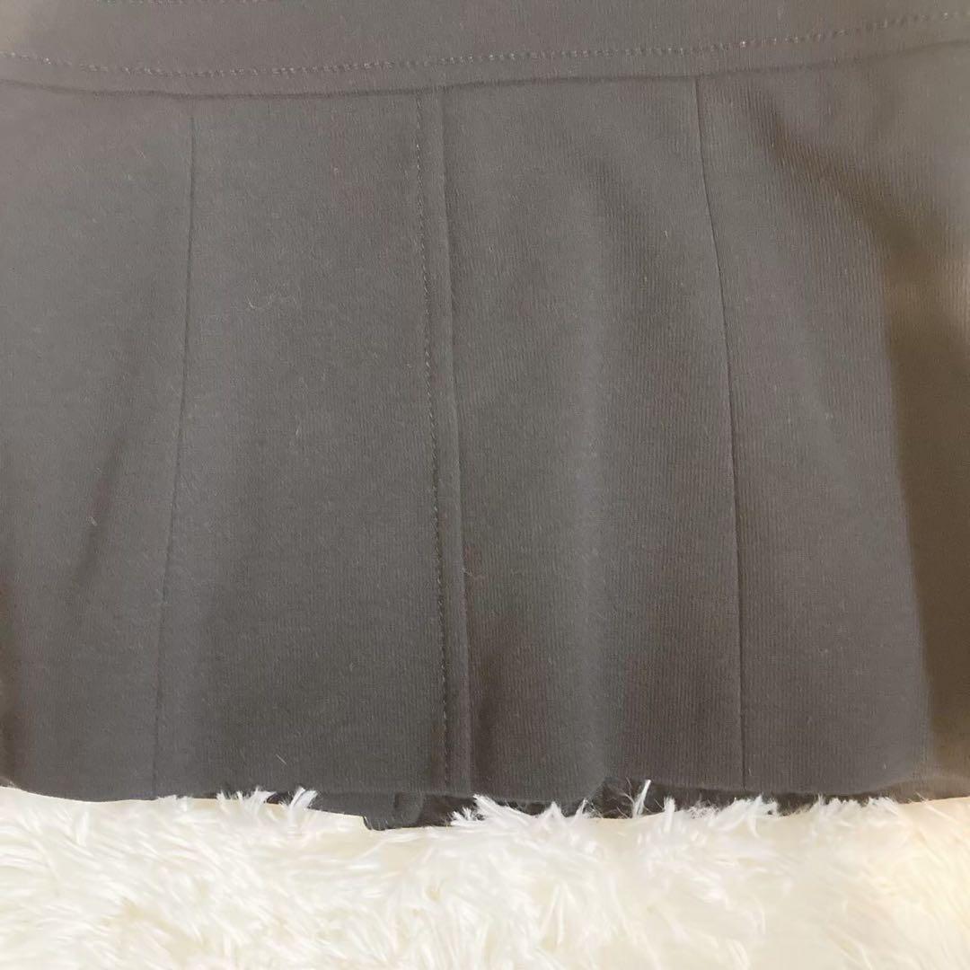 日本製 『エポカ』 (38) シングルピーコート フラップポケット ウール混 黒_画像8