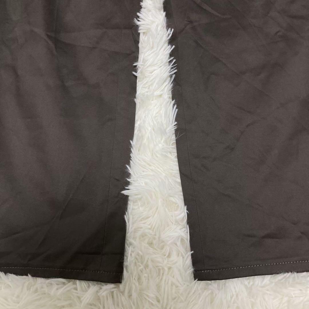 コムサデモード (13) カジュアルストレッチパンツ アンクル丈 光沢 日本製_画像4