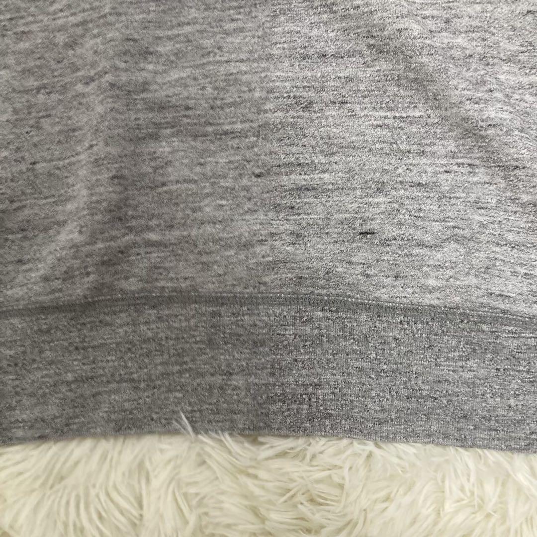 『ユニクロ』 (M) 長袖スウェットシャツ 裏パイル シンプル リラックス 無地_画像4