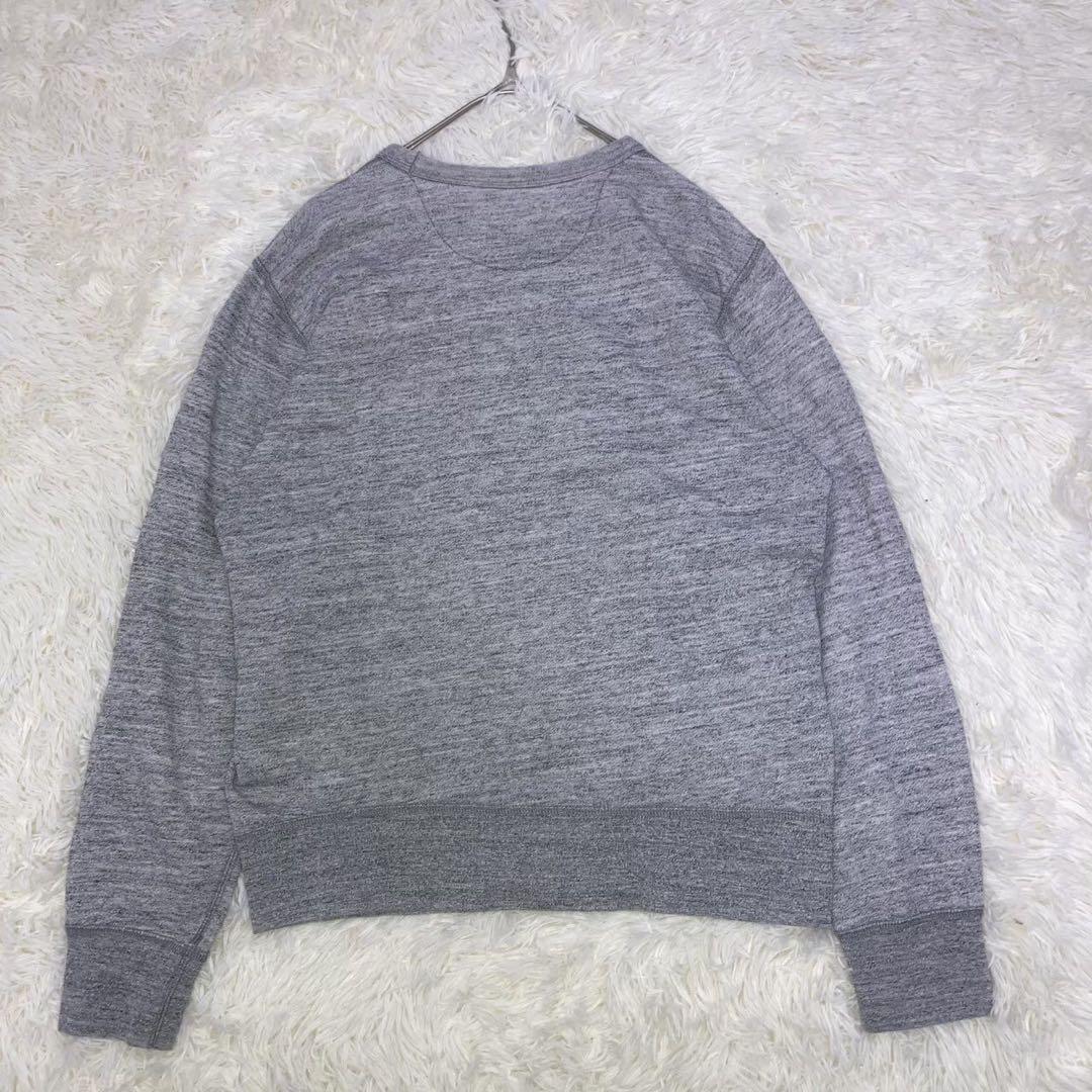 『ユニクロ』 (M) 長袖スウェットシャツ 裏パイル シンプル リラックス 無地_画像6
