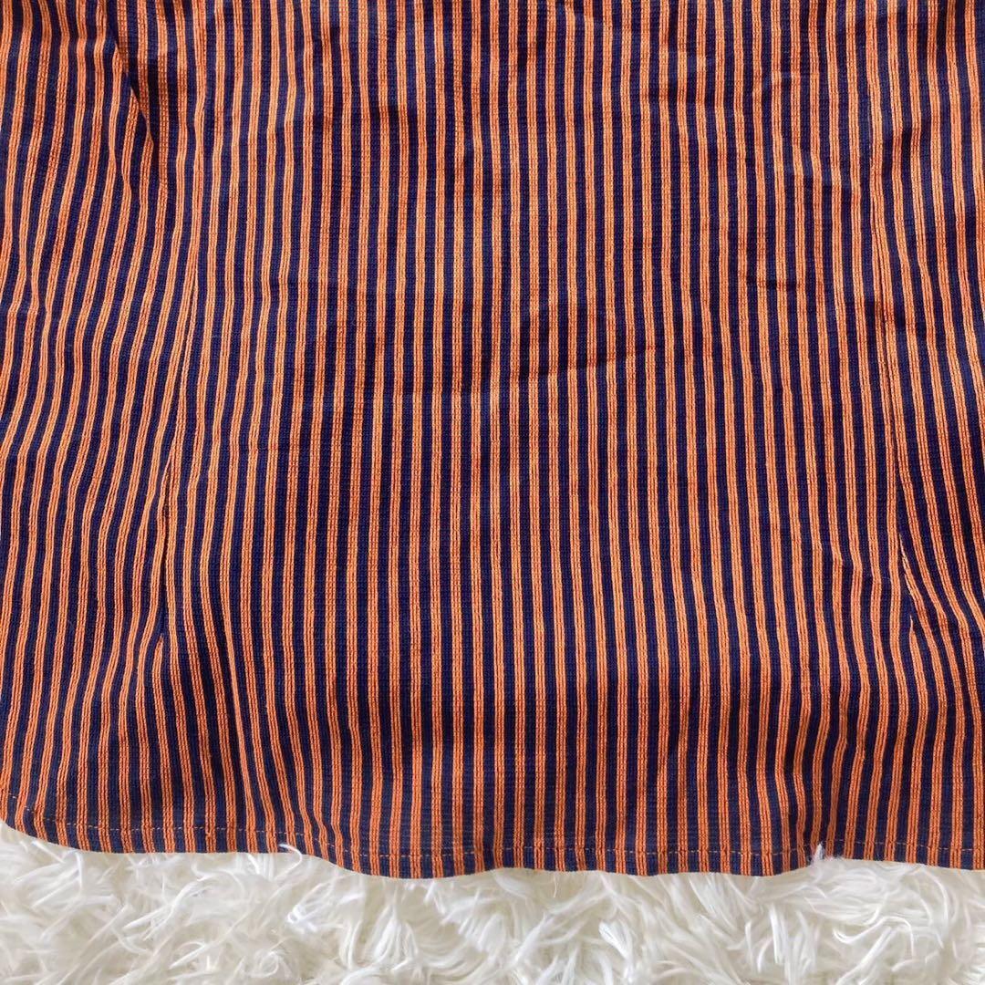 日本製 『KIBOUNO TSUBASA』 (M) ボタンダウンストライプシャツ_画像8