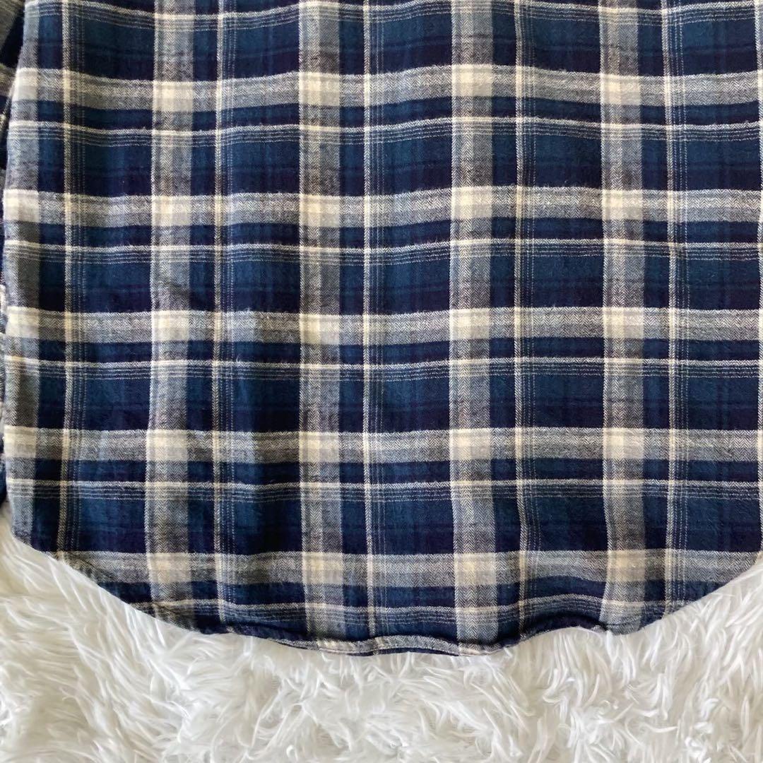 『ジェムボニー』 (M) 長袖チェックシャツ カジュアル アメカジコーデ ラフ_画像8