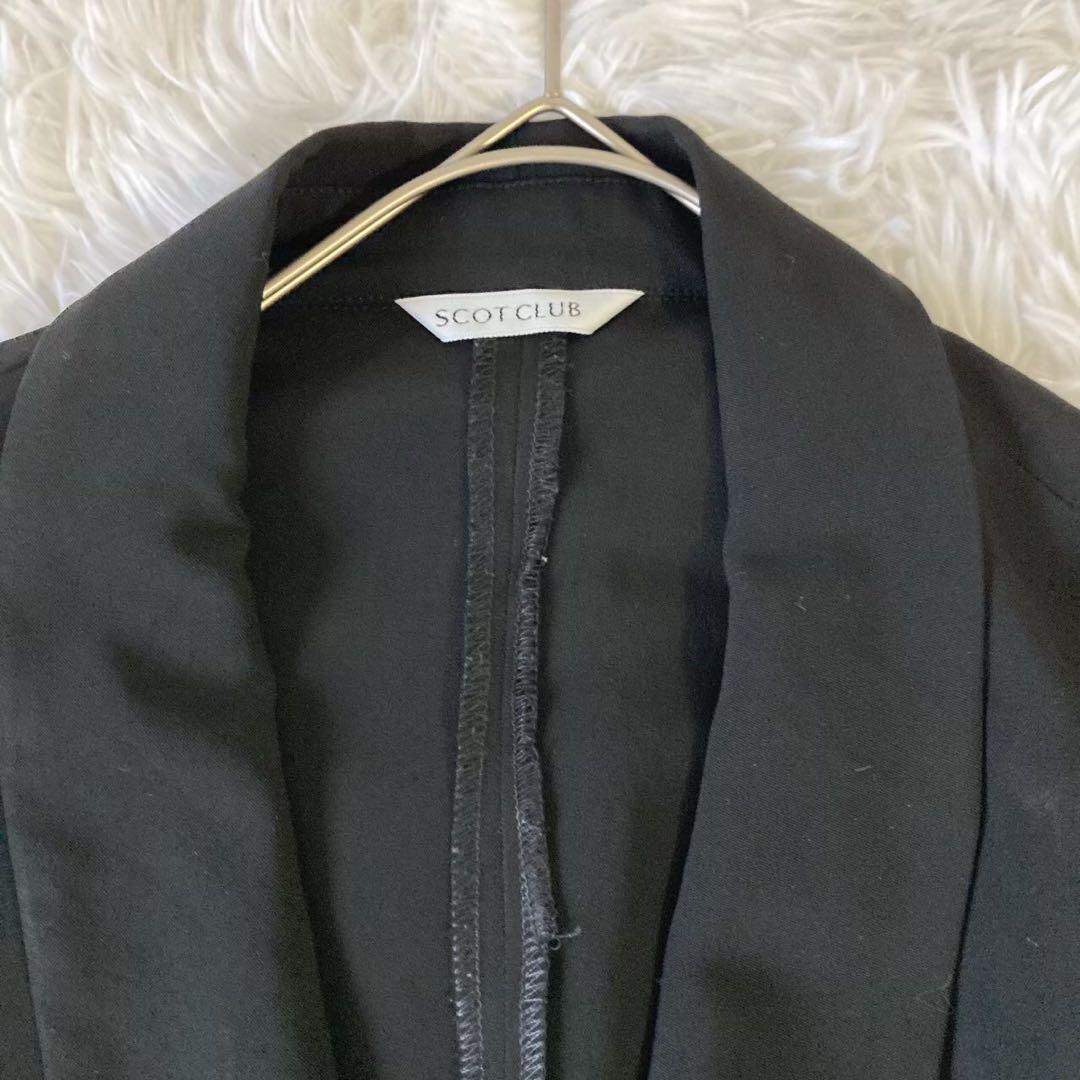 『スコットクラブ』 テーラードジャケット ひとつボタン シンプル 上品 オフィス_画像3