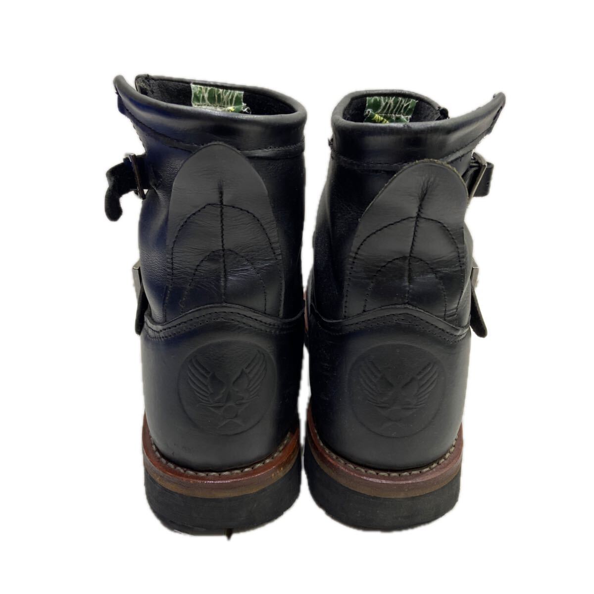 【AVIREX アヴィレックス】ブーツ ブラック 27.0cm レザー US9 シューズ ハイカット 革靴 2511oki t_画像5