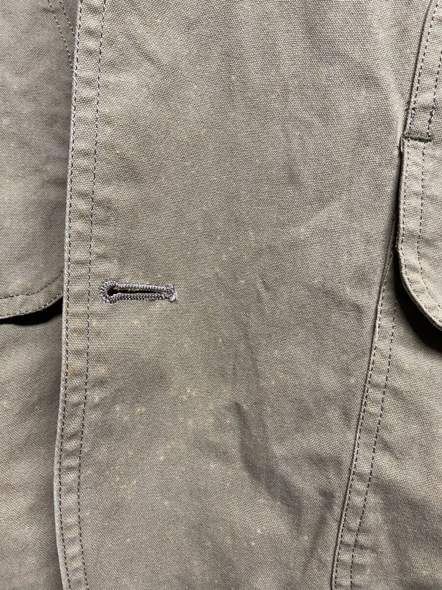 【SIERRA DESIGN シエラデザイン】80s ハンティングジャケット LL カーキ コットン 襟袖コーデュロイ B 2511oki M_画像9