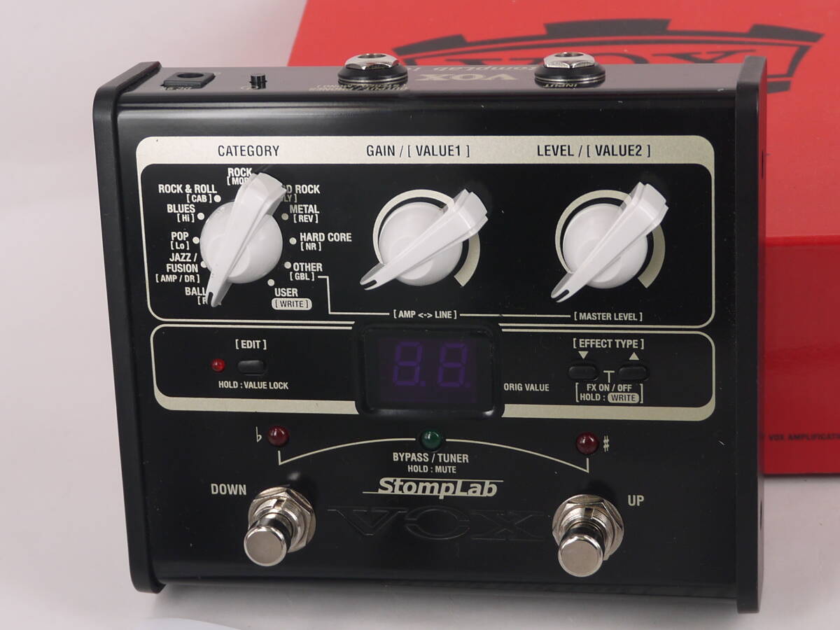 持ち運び抜群！使えるコンパクト・マルチエフェクター★ VOX StompLab SL1G ★送料無料 _画像2