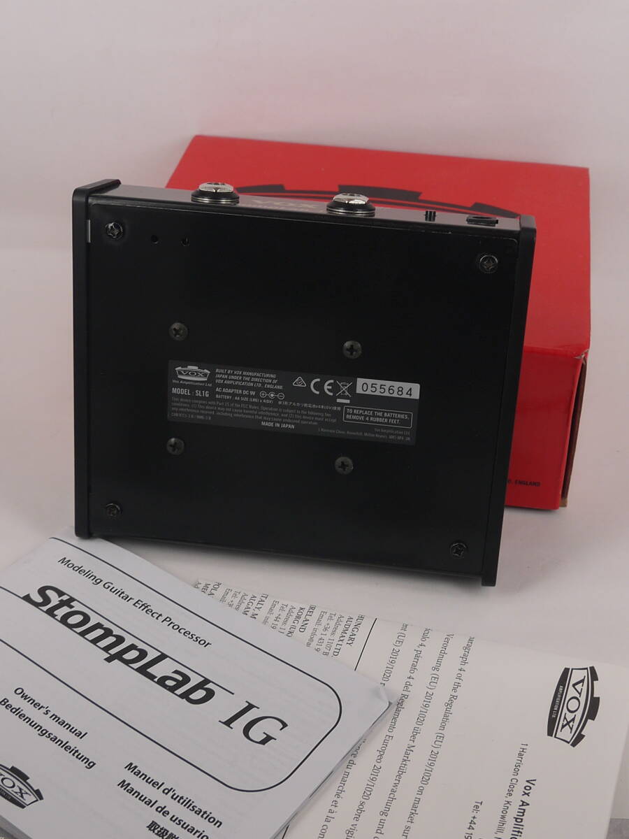 持ち運び抜群！使えるコンパクト・マルチエフェクター★ VOX StompLab SL1G ★送料無料 _画像6