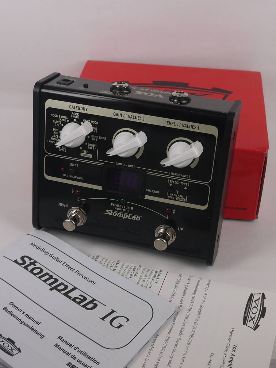 持ち運び抜群！使えるコンパクト・マルチエフェクター★ VOX StompLab SL1G ★送料無料 _画像7