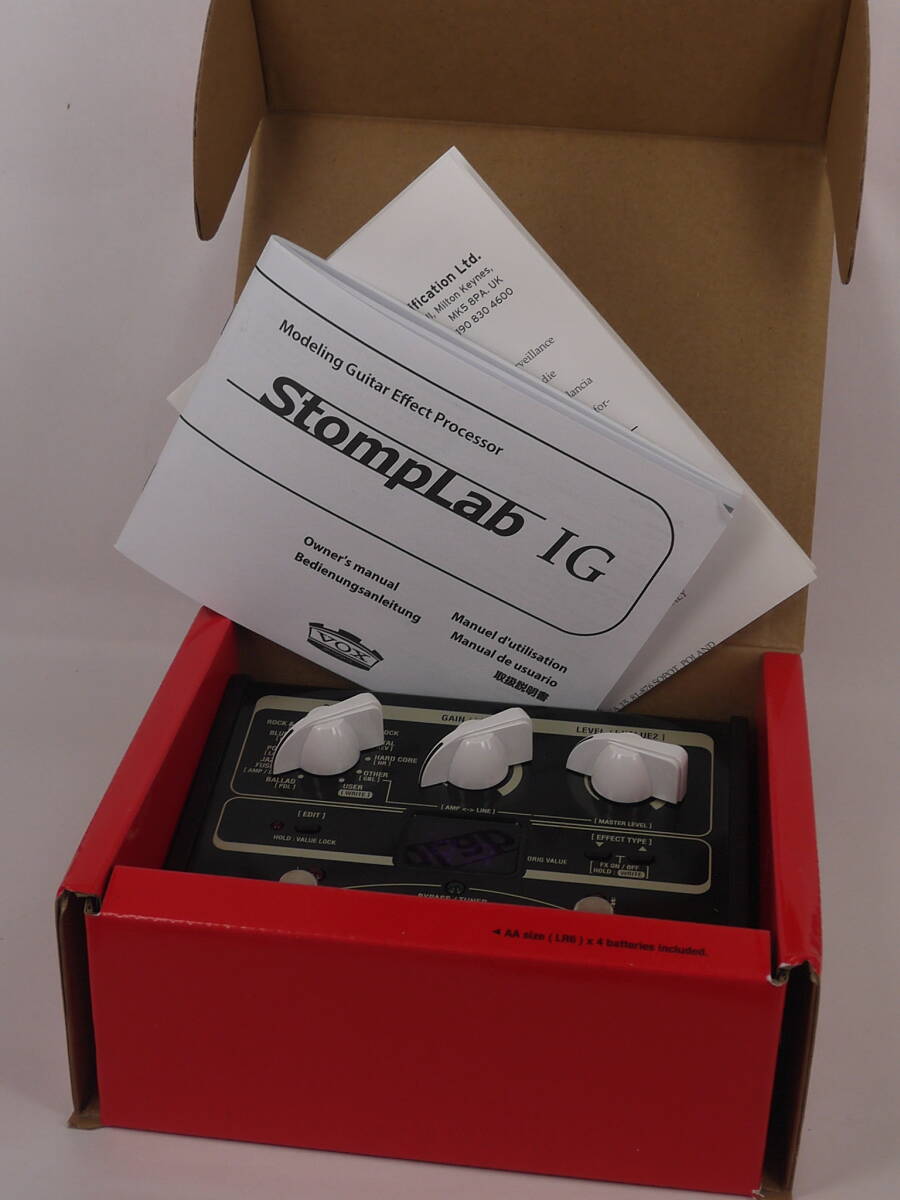 持ち運び抜群！使えるコンパクト・マルチエフェクター★ VOX StompLab SL1G ★送料無料 _画像8