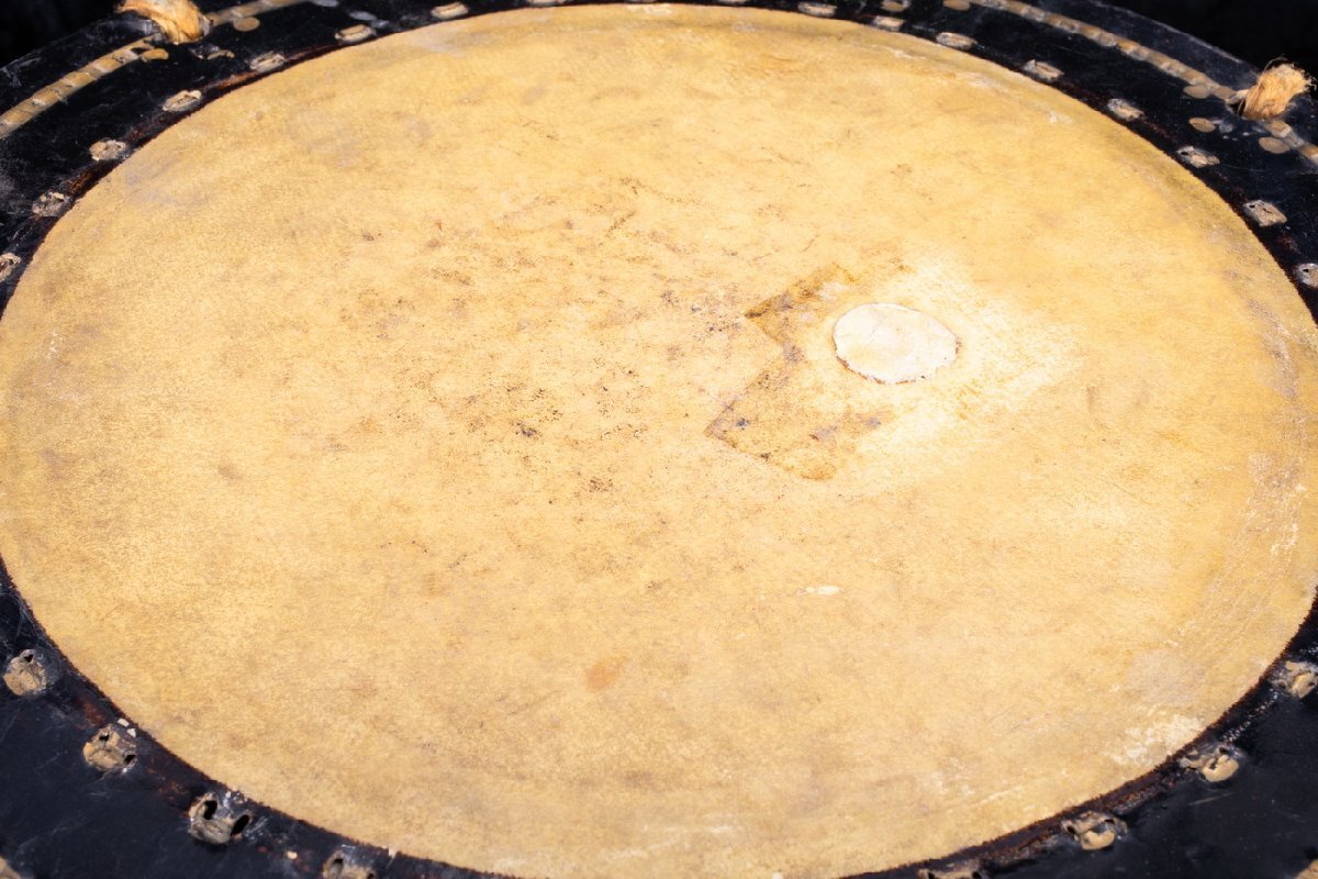 [ редкий товар .]1 иен из N2-V3 тамбурин без тарелочек бамбук. лист золотой час . маленький тамбурин без тарелочек японский барабан futoshi тамбурин без тарелочек туловище старый туловище традиционные японские музыкальные инструменты талант приятный фолк Япония традиция времена предмет антиквариат товар старый изобразительное искусство редкий 