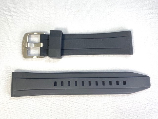 301N1JR SEIKO プロスペックス 22mm 純正ラバーバンド ブラック SBDL021/V175-0BZ0他用 ネコポス送料無料_画像2