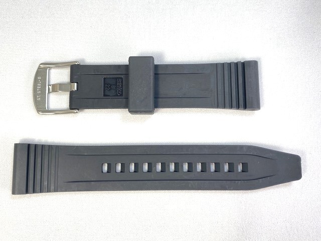 301N1JR SEIKO プロスペックス 22mm 純正ラバーバンド ブラック SBDL021/V175-0BZ0他用 ネコポス送料無料_画像3