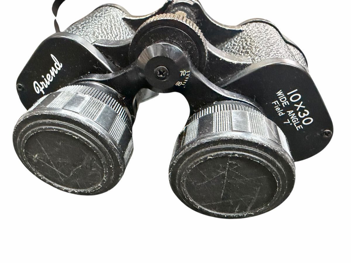1円スタート 20678 Field 双眼鏡 WIDE ANGLE アウトドア 7° 対物レンズ アンティーク_画像2