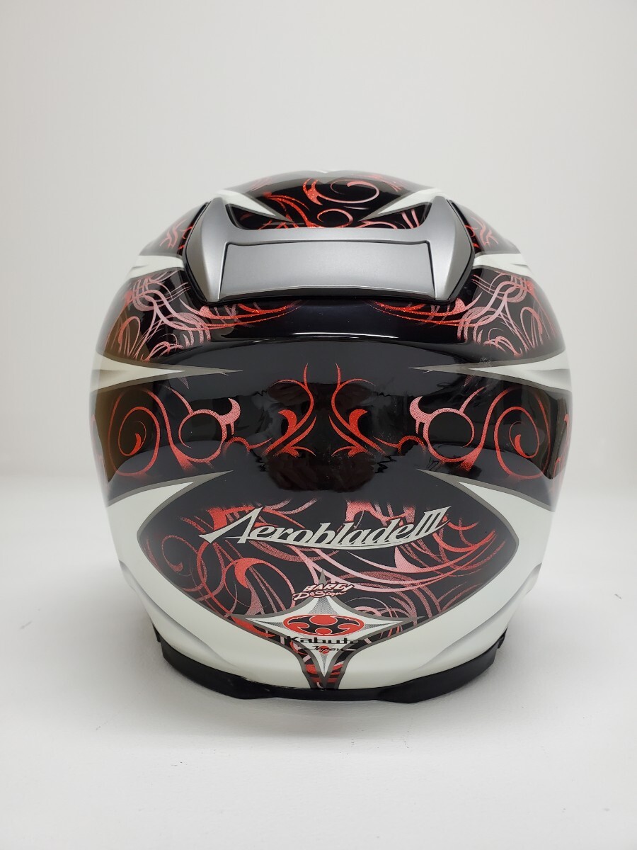 OGK KABUTO AEROBLADE-3 カブト エアロブレード-3 Sサイズ 55-56CM ブルーミラーシールド ピンロックシート付き_画像5