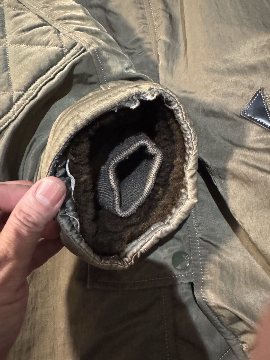 SKULL FLIGHT/スカルフライト　RIDERS N-3B:オリーブグリーン　 フライトジャケット N-3B ミリタリー ジャケット Harley-Davidson _画像3