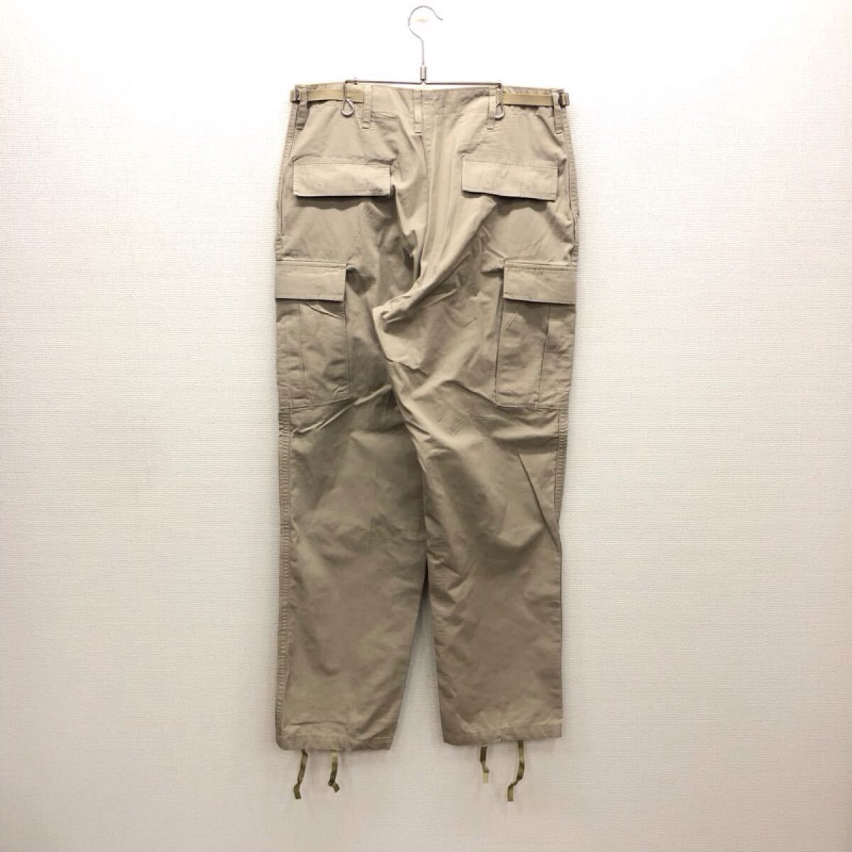 【GK301】PROPPER 民間品 M-Rサイズ カーゴパンツ ベージュ 無地 ミリタリーパンツ メンズ古着 プロッパー 送料無料_画像3
