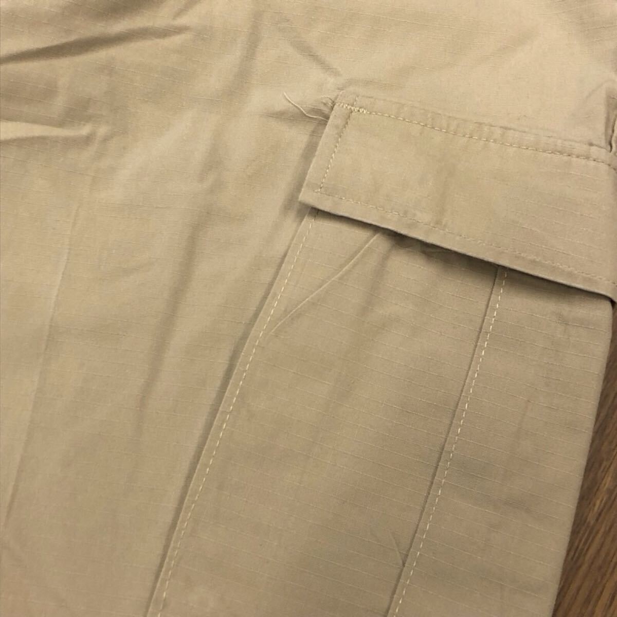【GK301】PROPPER 民間品 M-Rサイズ カーゴパンツ ベージュ 無地 ミリタリーパンツ メンズ古着 プロッパー 送料無料_画像9