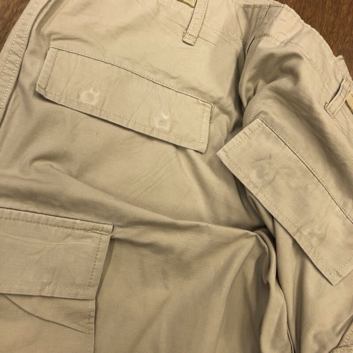 【GK301】PROPPER 民間品 M-Rサイズ カーゴパンツ ベージュ 無地 ミリタリーパンツ メンズ古着 プロッパー 送料無料_画像10
