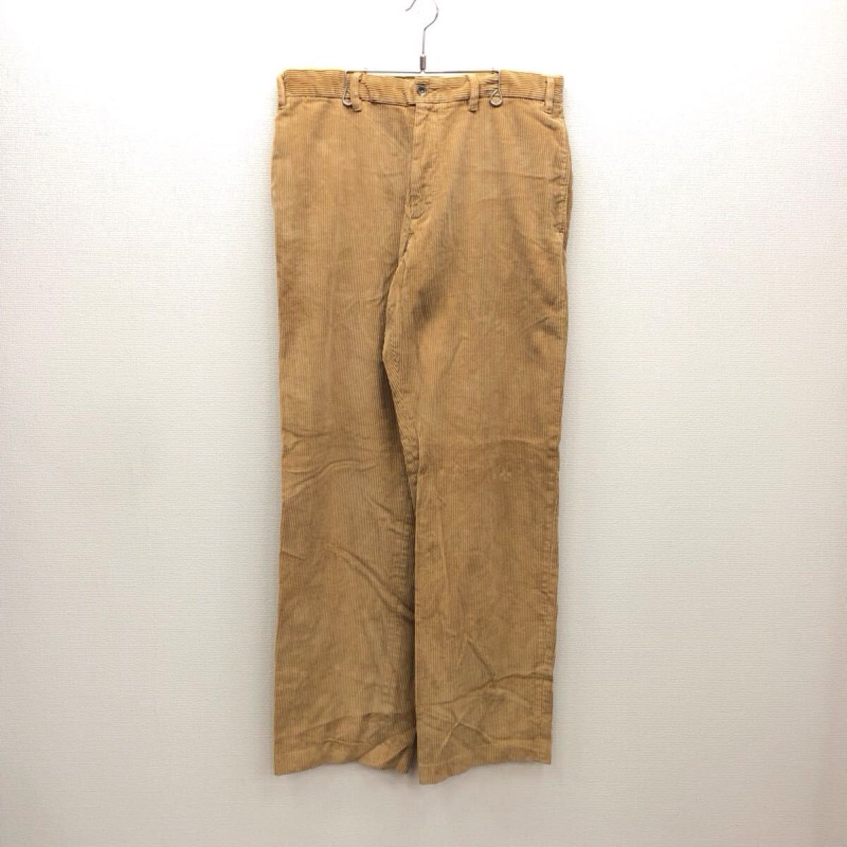 【GK472】Eddie Bauer W36 コーデュロイパンツ ベージュ メンズブランド古着 エディーバウアー 送料無料_画像2