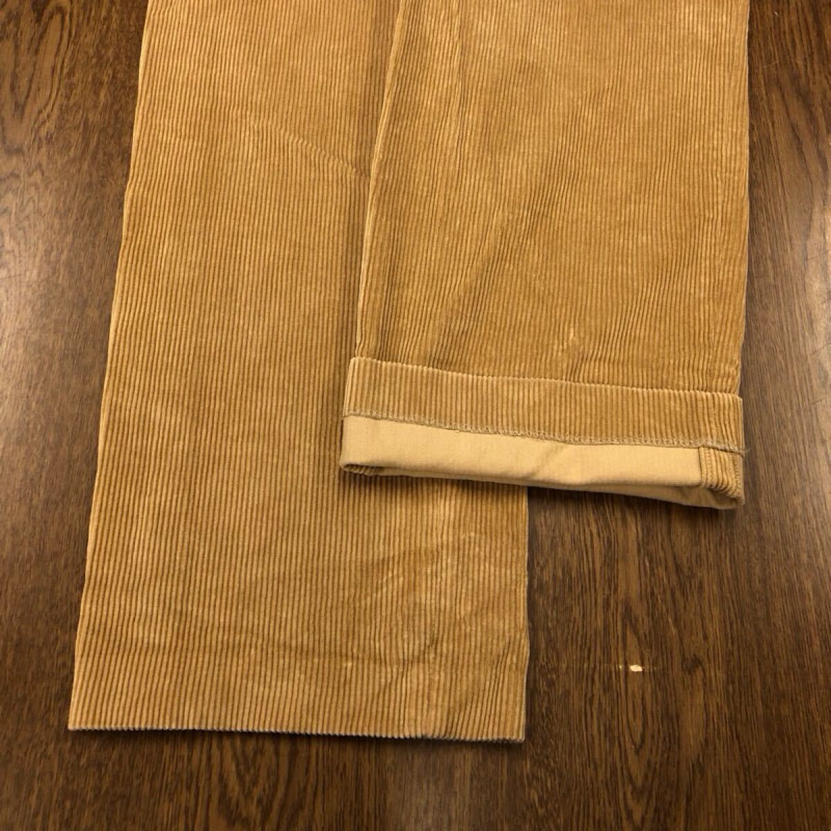 【GK472】Eddie Bauer W36 コーデュロイパンツ ベージュ メンズブランド古着 エディーバウアー 送料無料_画像5
