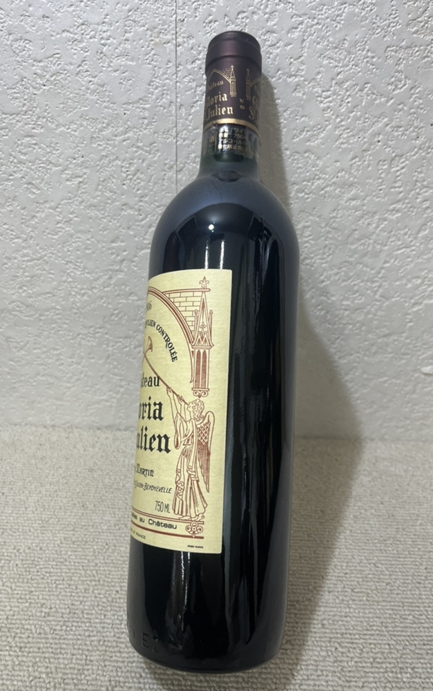 ◇未開栓保管品　 Chateau Gloria　St.Juien シャトー グロリア 1986　 サン ジュリアン　HENRI　MARTIN　７５０ｍｌ　909◇_画像4