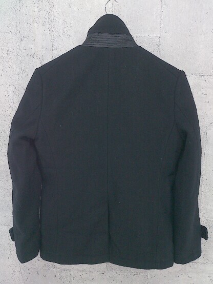 ■ nano universe ナノユニバース 長袖 コート S ブラック #_画像2