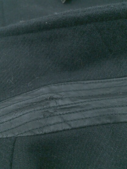 ■ nano universe ナノユニバース 長袖 コート S ブラック #_画像3