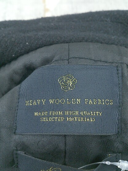 ■ nano universe ナノユニバース 長袖 コート S ブラック #_画像4