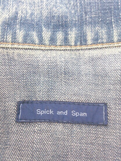 ◇ Spick&Span スピック&スパン 長袖 Gジャン デニム ジャケット インディゴ #_画像3